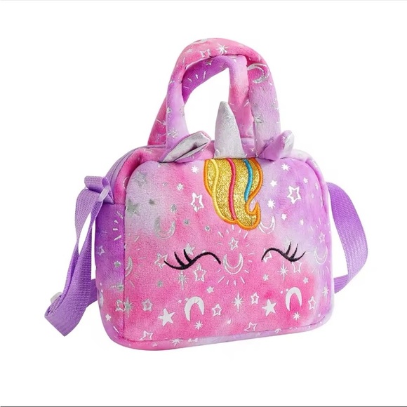 Other - Pink and Purple Unicorn Kids Handbag
0210